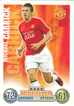 Michael Carrick Manchester United 2007/08 Topps Match Attax #186